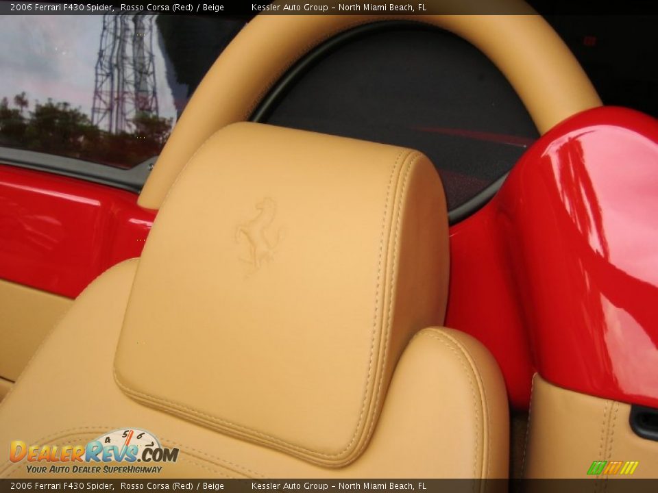 2006 Ferrari F430 Spider Rosso Corsa (Red) / Beige Photo #16