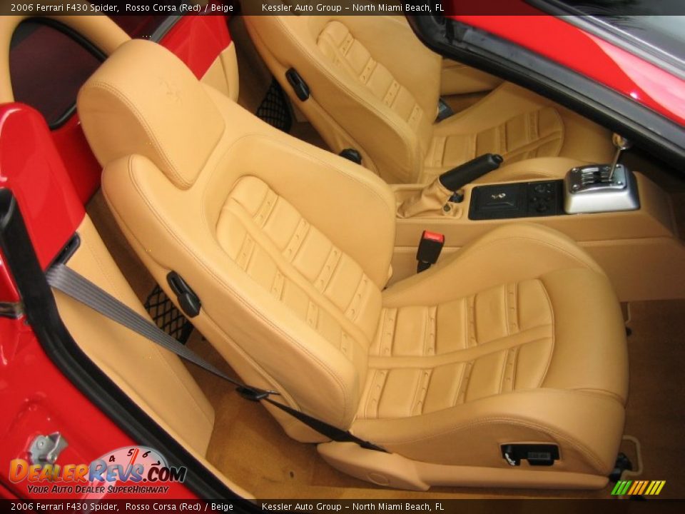 Beige Interior - 2006 Ferrari F430 Spider Photo #17