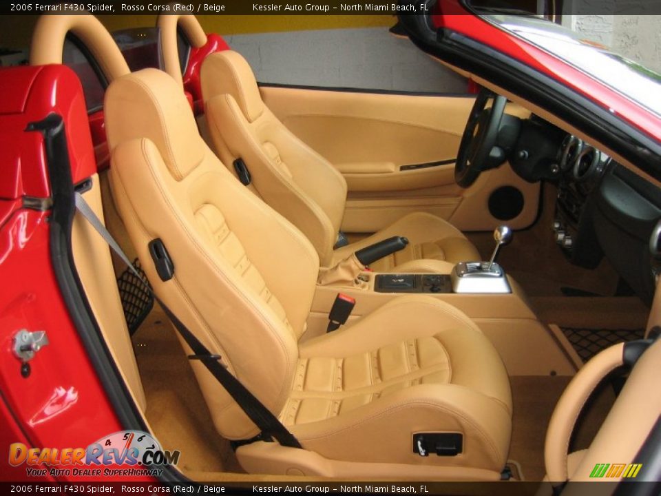 Beige Interior - 2006 Ferrari F430 Spider Photo #18