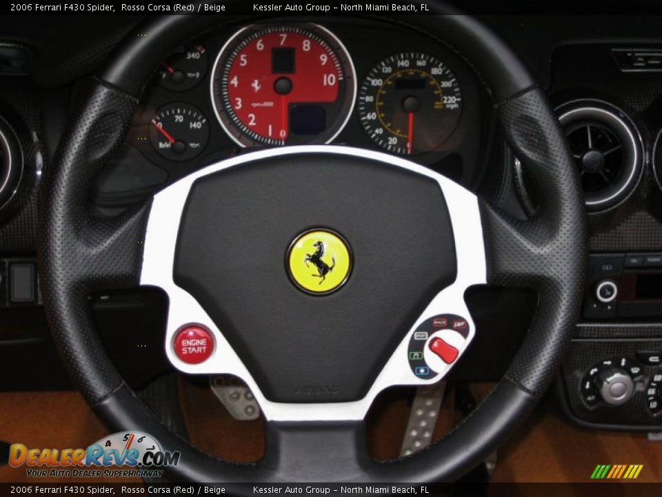 2006 Ferrari F430 Spider Steering Wheel Photo #26