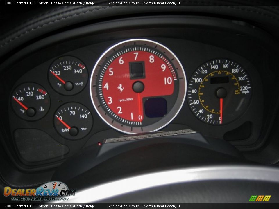 2006 Ferrari F430 Spider Gauges Photo #27