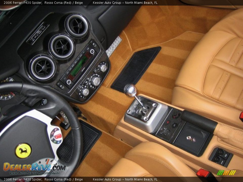 Beige Interior - 2006 Ferrari F430 Spider Photo #35