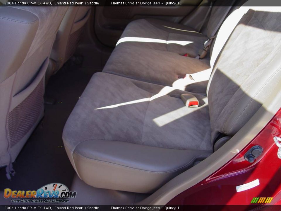 2004 Honda CR-V EX 4WD Chianti Red Pearl / Saddle Photo #11