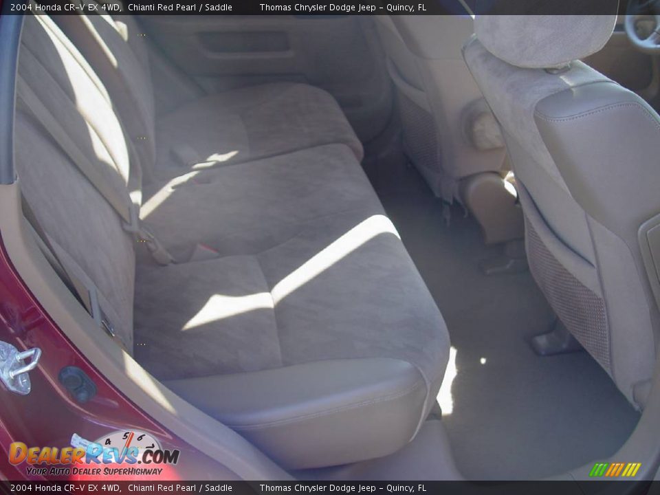 2004 Honda CR-V EX 4WD Chianti Red Pearl / Saddle Photo #13