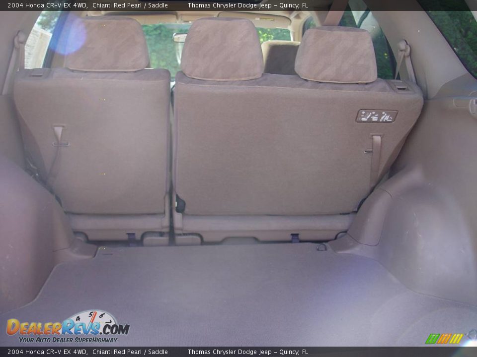 2004 Honda CR-V EX 4WD Chianti Red Pearl / Saddle Photo #16