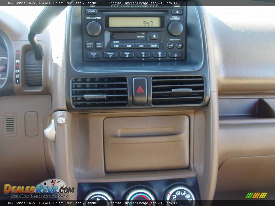 2004 Honda CR-V EX 4WD Chianti Red Pearl / Saddle Photo #18
