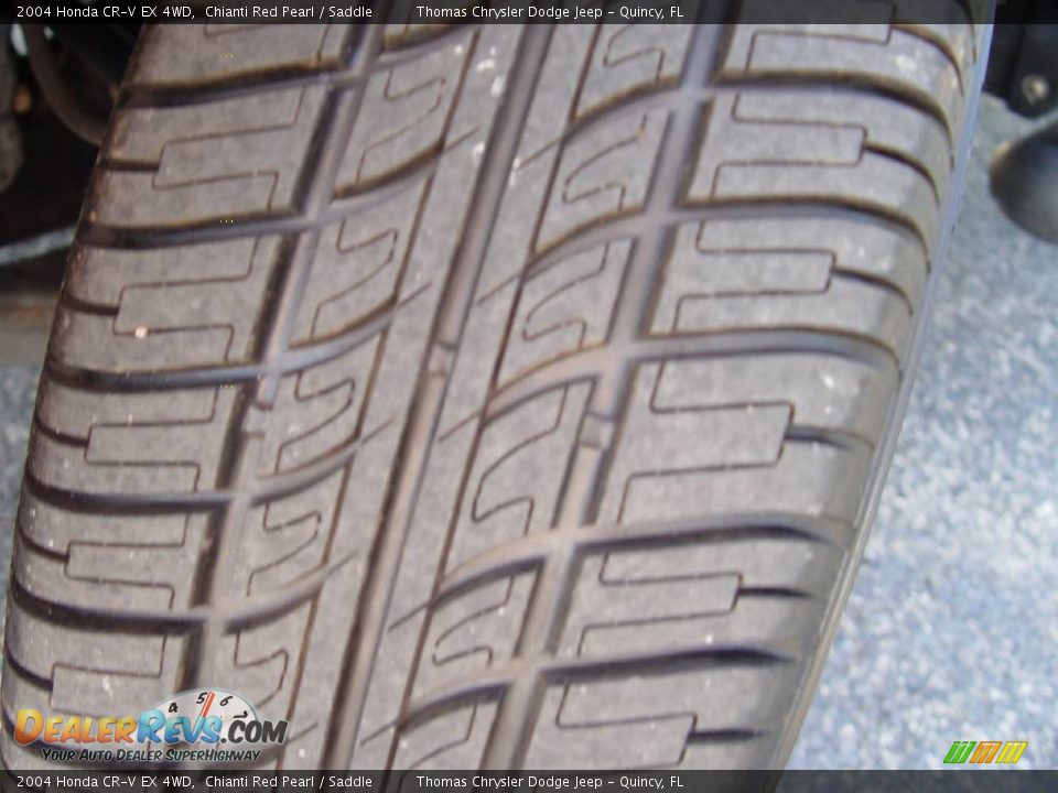 2004 Honda CR-V EX 4WD Chianti Red Pearl / Saddle Photo #19
