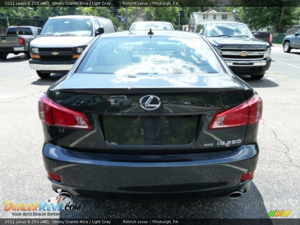 2011 Lexus IS 250 AWD Smoky Granite Mica / Light Gray Photo #3