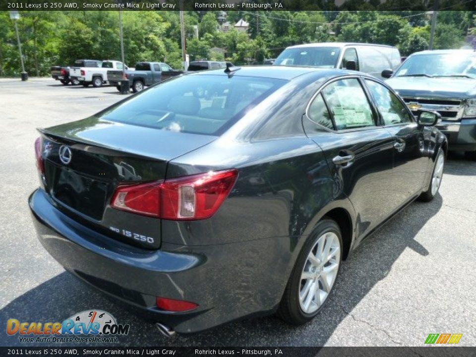 2011 Lexus IS 250 AWD Smoky Granite Mica / Light Gray Photo #4