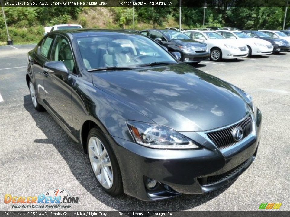 2011 Lexus IS 250 AWD Smoky Granite Mica / Light Gray Photo #6