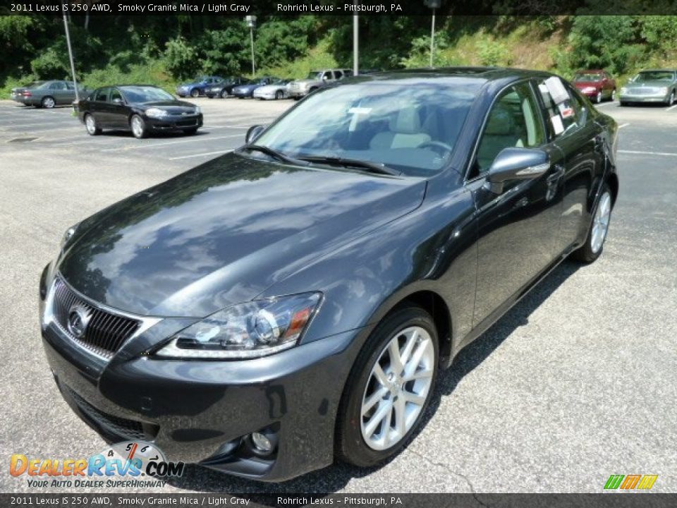 2011 Lexus IS 250 AWD Smoky Granite Mica / Light Gray Photo #7