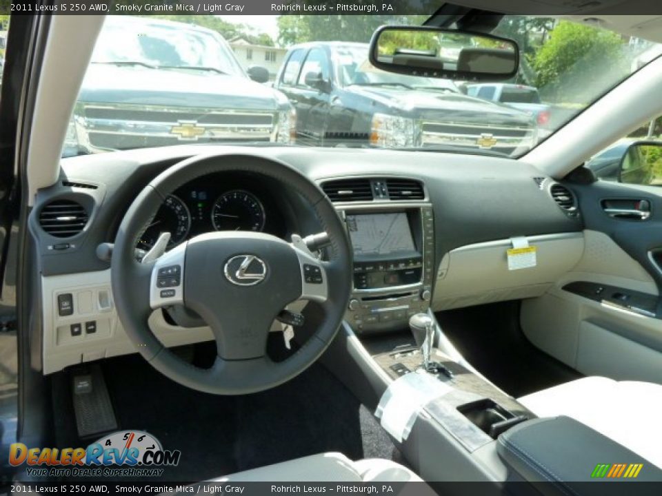 2011 Lexus IS 250 AWD Smoky Granite Mica / Light Gray Photo #11