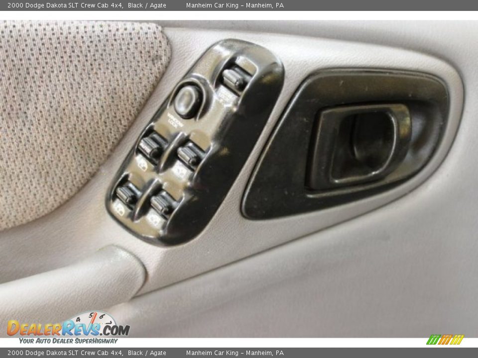 2000 Dodge Dakota SLT Crew Cab 4x4 Black / Agate Photo #9