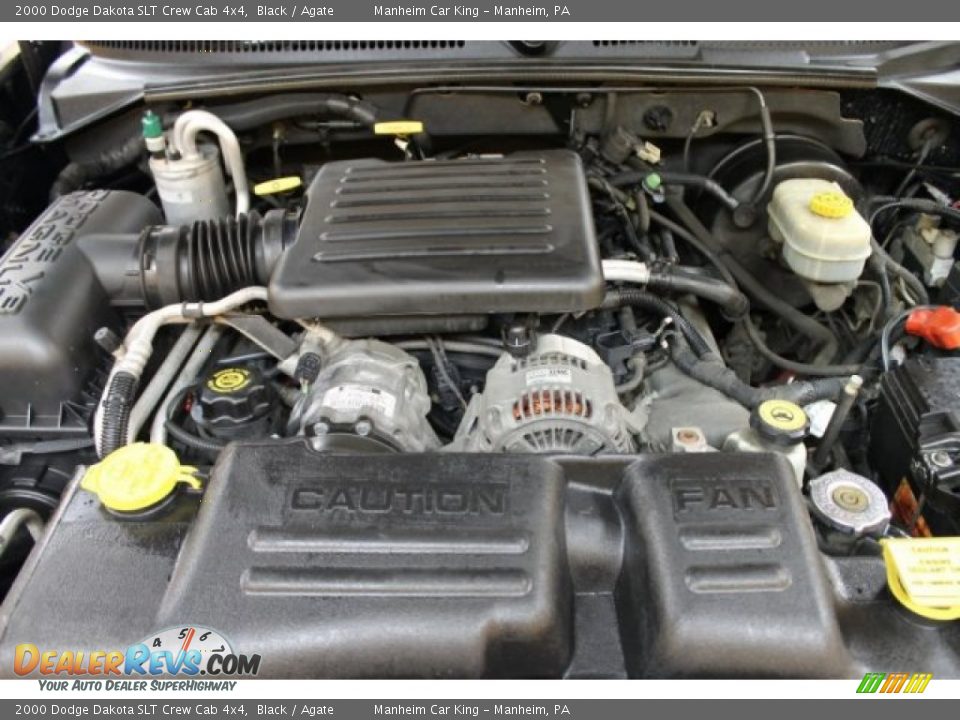 2000 Dodge Dakota SLT Crew Cab 4x4 4.7 Liter SOHC 16-Valve PowerTech V8 Engine Photo #15