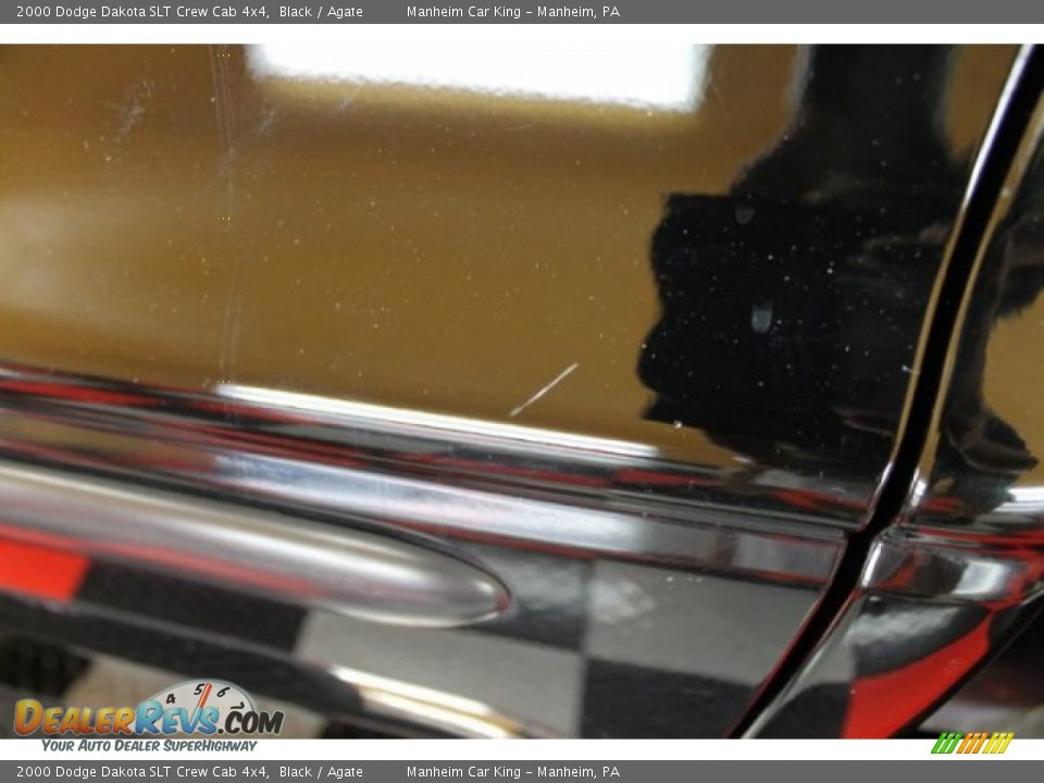 2000 Dodge Dakota SLT Crew Cab 4x4 Black / Agate Photo #23