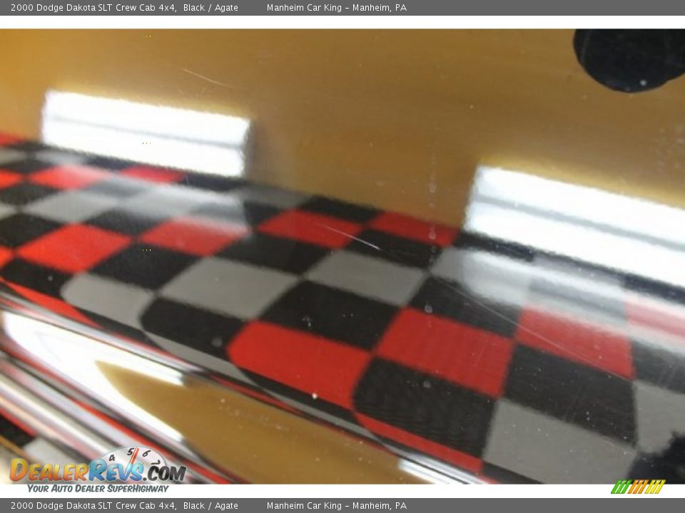 2000 Dodge Dakota SLT Crew Cab 4x4 Black / Agate Photo #24