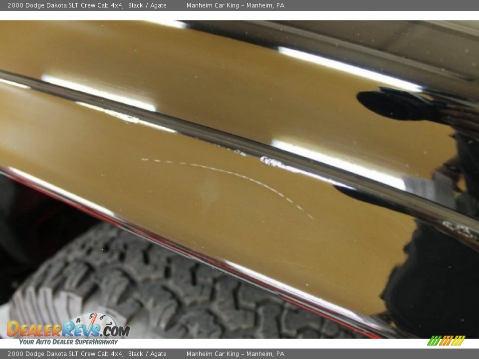 2000 Dodge Dakota SLT Crew Cab 4x4 Black / Agate Photo #28