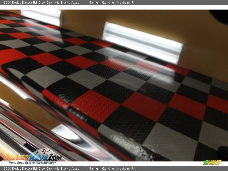 2000 Dodge Dakota SLT Crew Cab 4x4 Black / Agate Photo #29