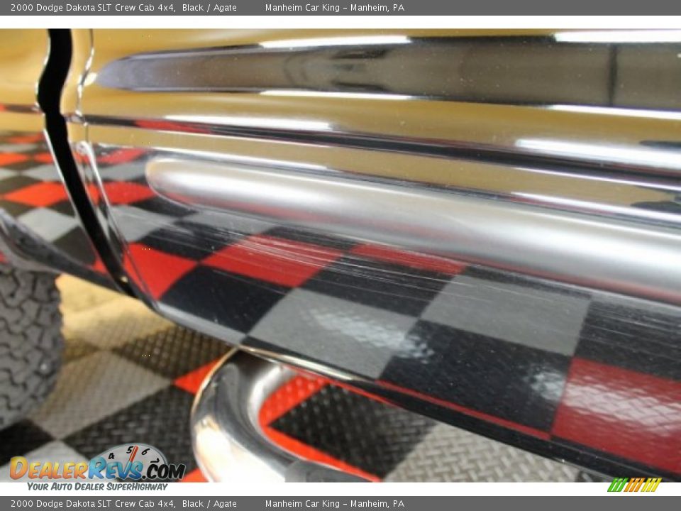 2000 Dodge Dakota SLT Crew Cab 4x4 Black / Agate Photo #30