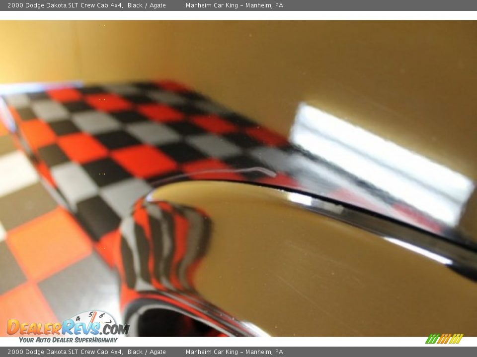 2000 Dodge Dakota SLT Crew Cab 4x4 Black / Agate Photo #31