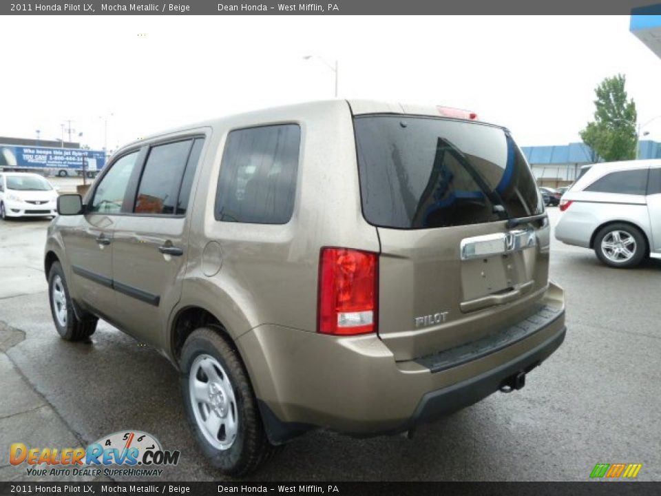 Mocha Metallic 2011 Honda Pilot LX Photo #3