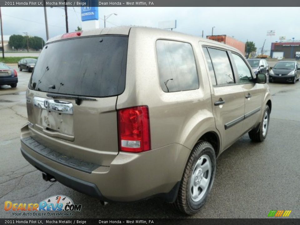 Mocha Metallic 2011 Honda Pilot LX Photo #5