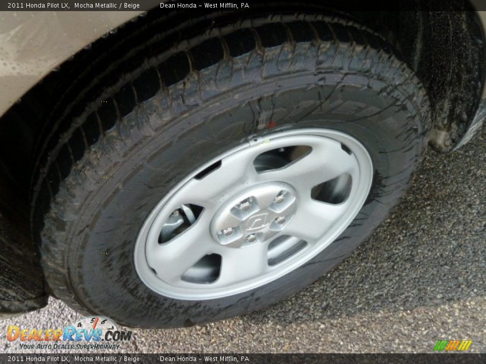 2011 Honda Pilot LX Mocha Metallic / Beige Photo #9