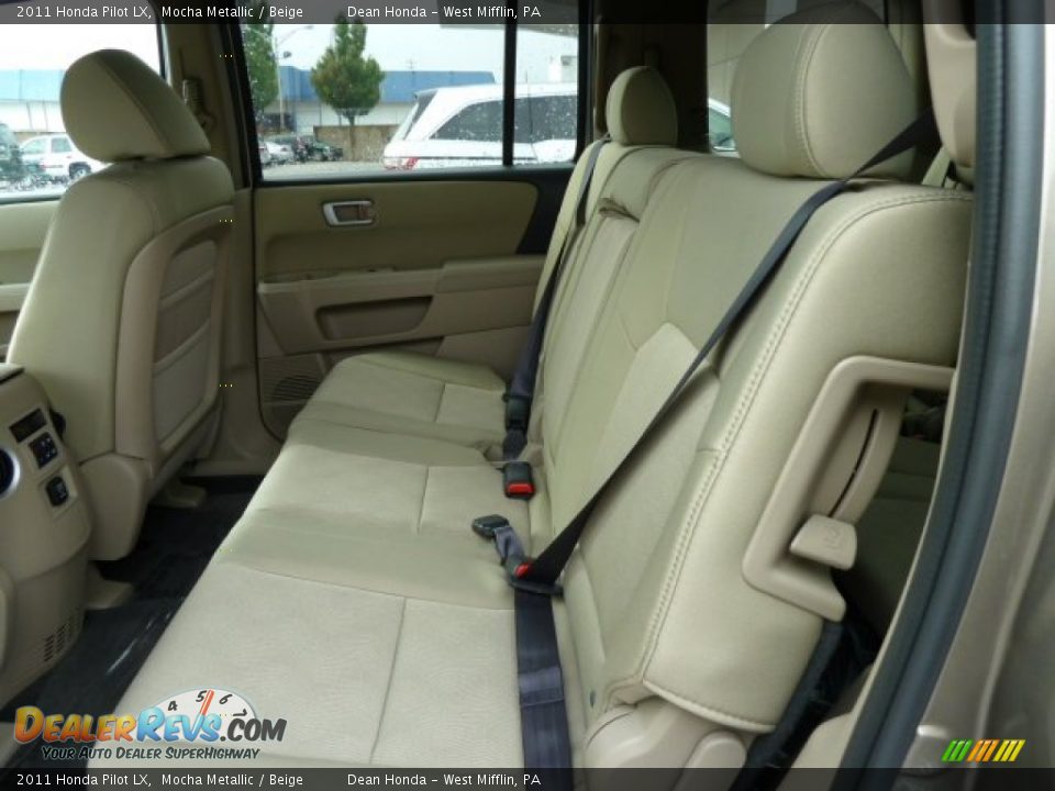 Beige Interior - 2011 Honda Pilot LX Photo #11