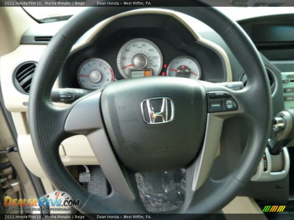 2011 Honda Pilot LX Steering Wheel Photo #17