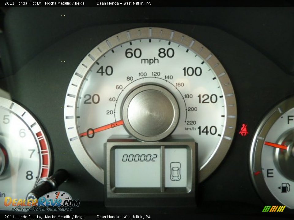 2011 Honda Pilot LX Mocha Metallic / Beige Photo #20