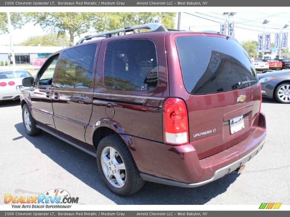 2006 Chevrolet Uplander LT Bordeaux Red Metallic / Medium Gray Photo #5