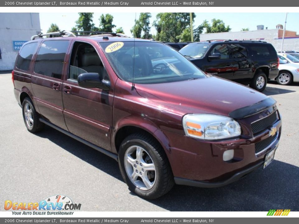 2006 Chevrolet Uplander LT Bordeaux Red Metallic / Medium Gray Photo #8