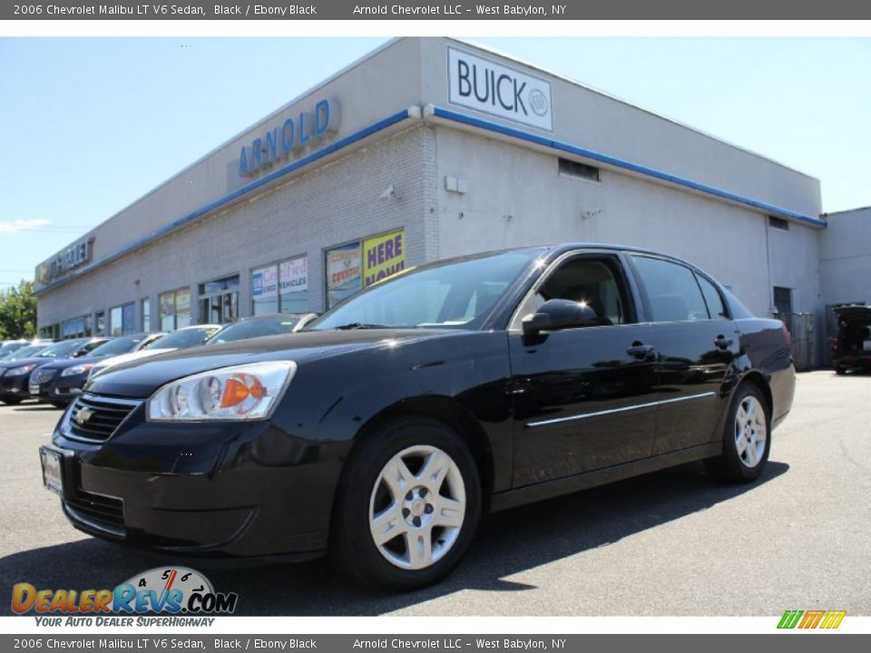 2006 Chevrolet Malibu LT V6 Sedan Black / Ebony Black Photo #1
