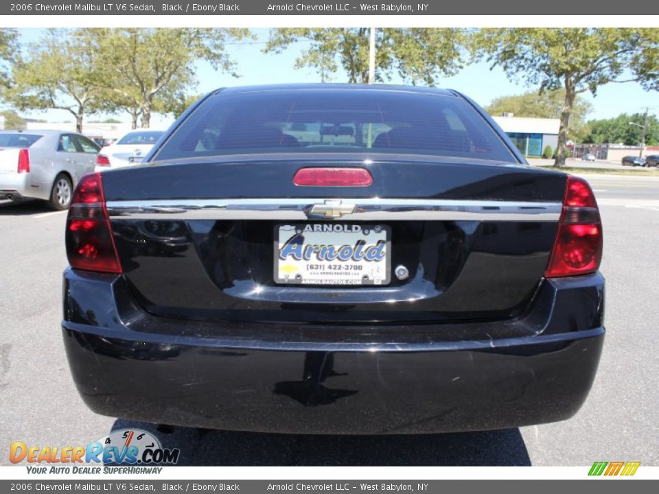 2006 Chevrolet Malibu LT V6 Sedan Black / Ebony Black Photo #5