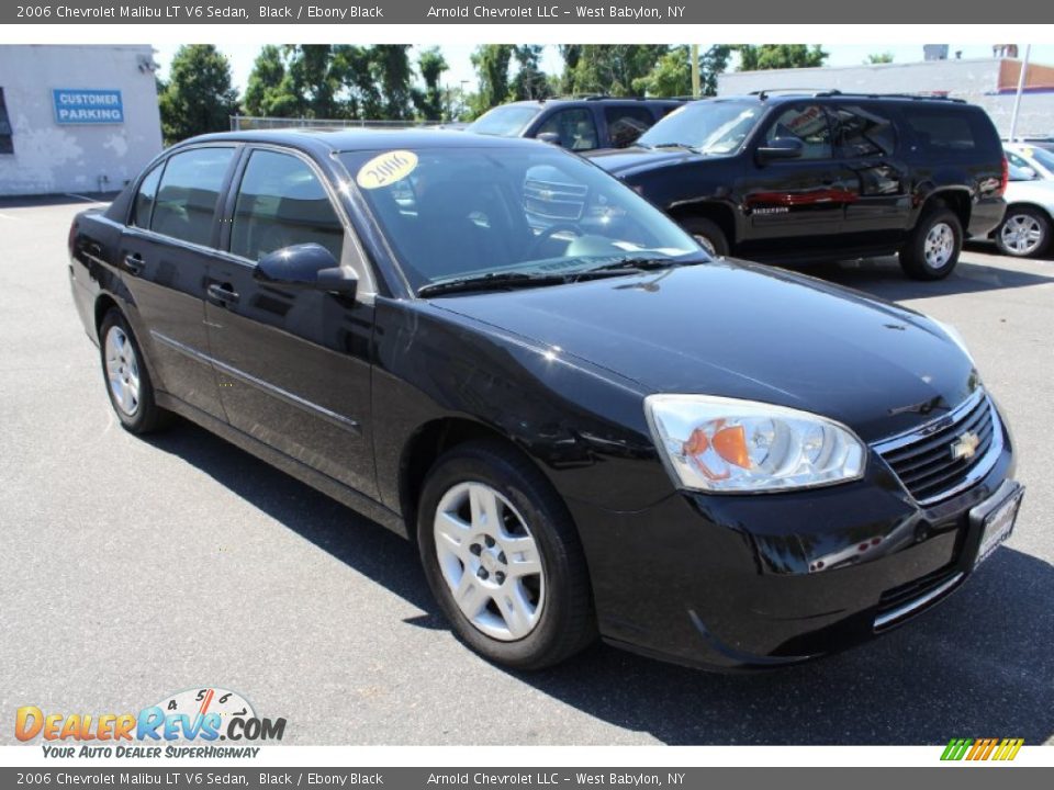 2006 Chevrolet Malibu LT V6 Sedan Black / Ebony Black Photo #7