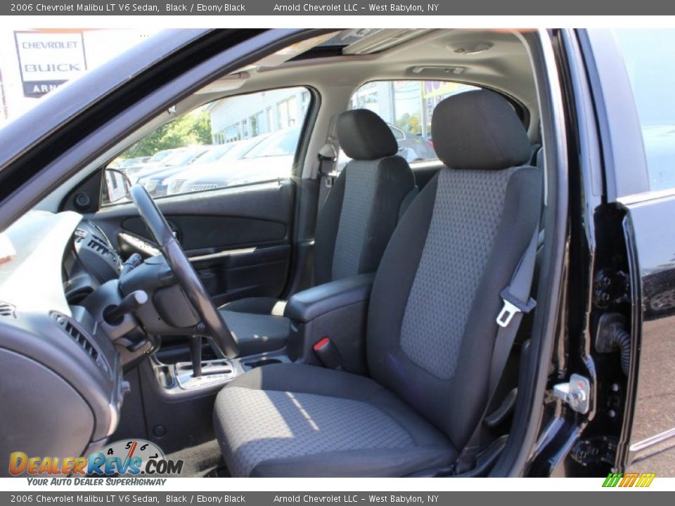 2006 Chevrolet Malibu LT V6 Sedan Black / Ebony Black Photo #10