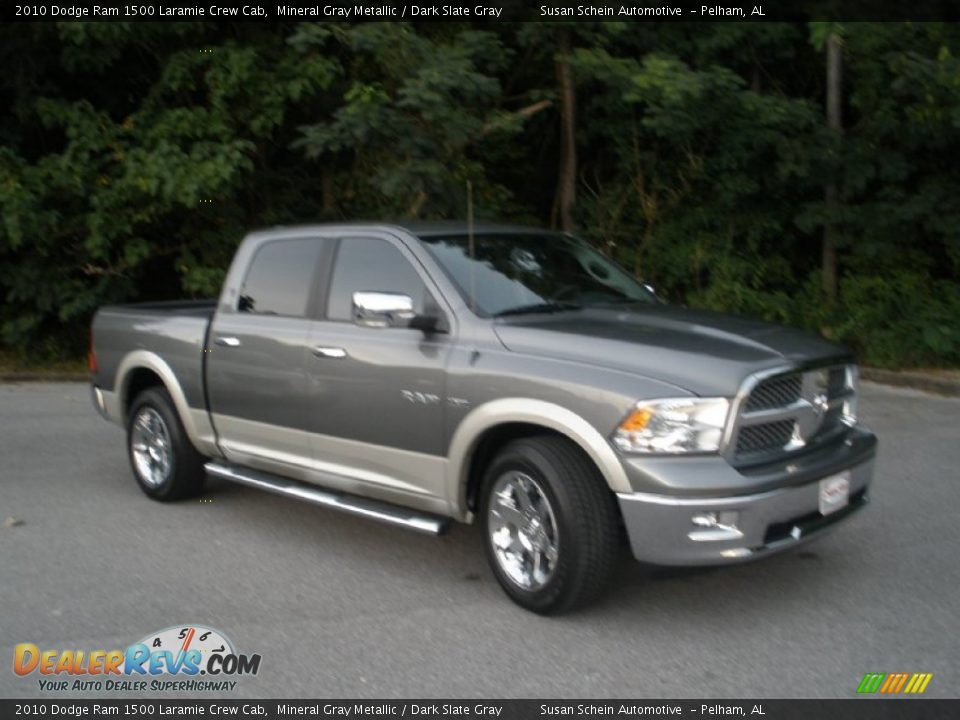 2010 Dodge Ram 1500 Laramie Crew Cab Mineral Gray Metallic / Dark Slate Gray Photo #1