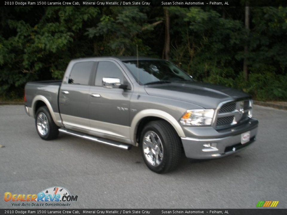 2010 Dodge Ram 1500 Laramie Crew Cab Mineral Gray Metallic / Dark Slate Gray Photo #2