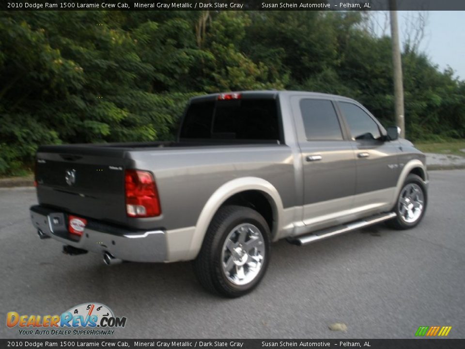 2010 Dodge Ram 1500 Laramie Crew Cab Mineral Gray Metallic / Dark Slate Gray Photo #4