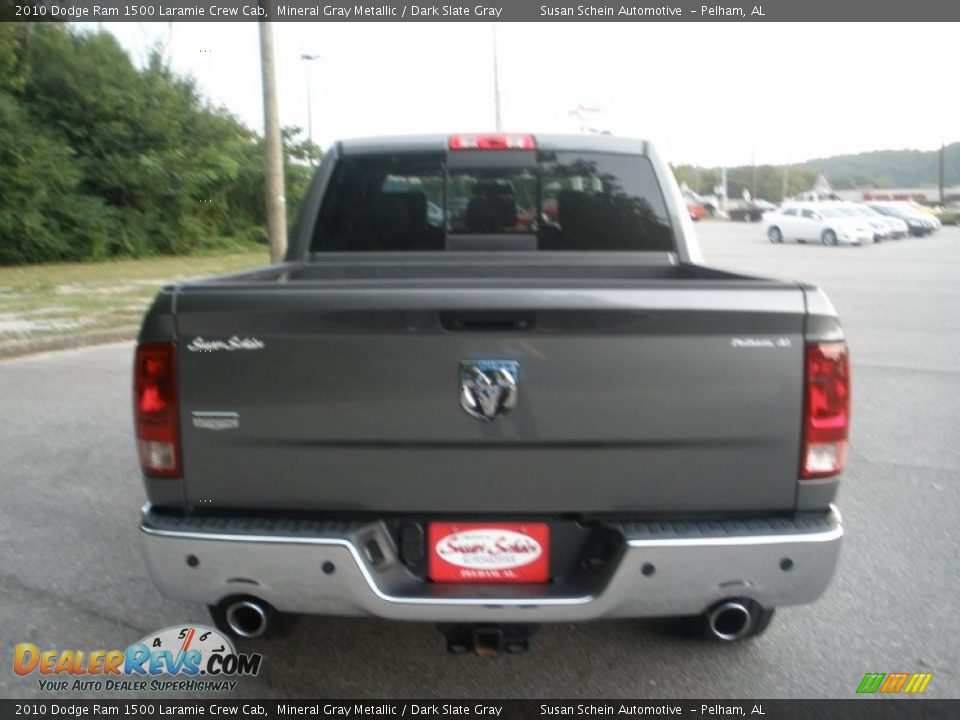 2010 Dodge Ram 1500 Laramie Crew Cab Mineral Gray Metallic / Dark Slate Gray Photo #10