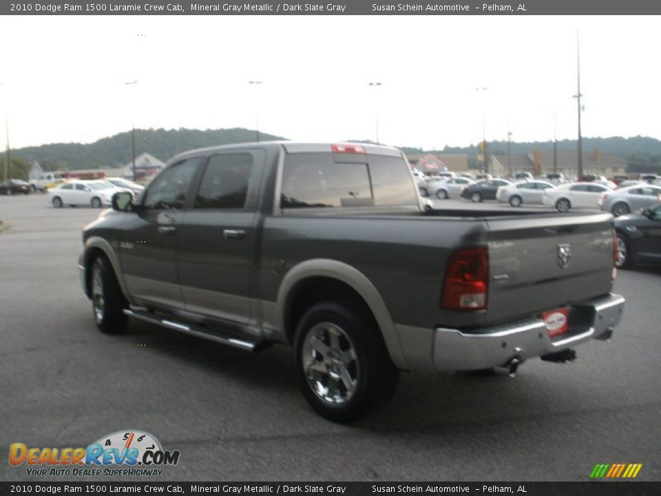 2010 Dodge Ram 1500 Laramie Crew Cab Mineral Gray Metallic / Dark Slate Gray Photo #11