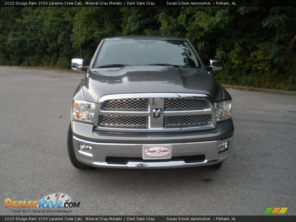 2010 Dodge Ram 1500 Laramie Crew Cab Mineral Gray Metallic / Dark Slate Gray Photo #14