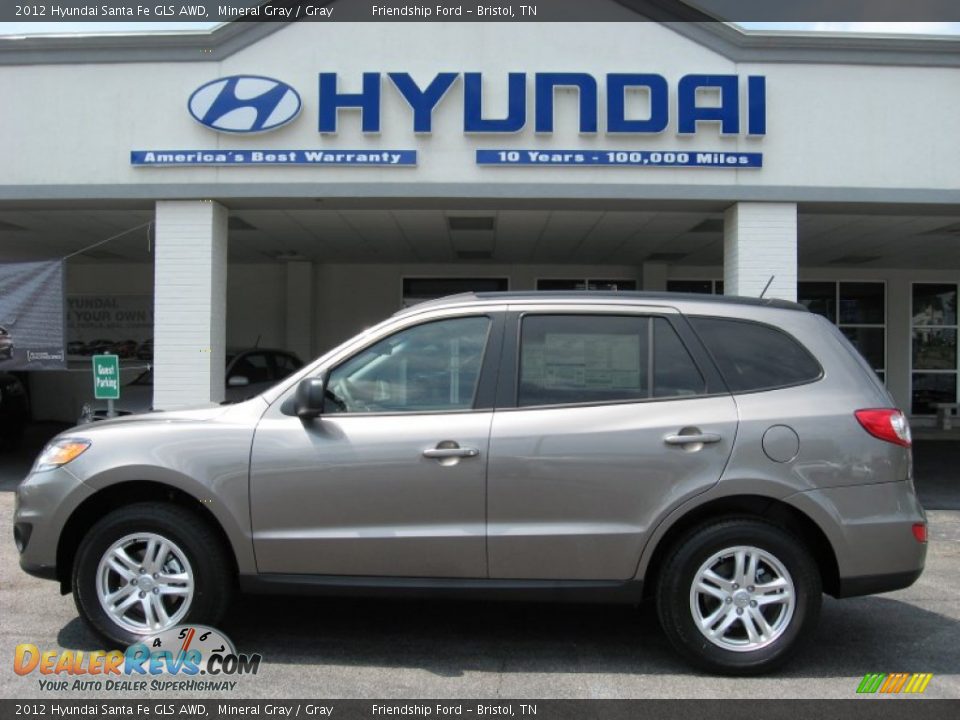 2012 Hyundai Santa Fe GLS AWD Mineral Gray / Gray Photo #1
