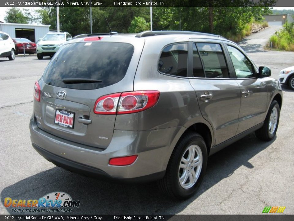 2012 Hyundai Santa Fe GLS AWD Mineral Gray / Gray Photo #6