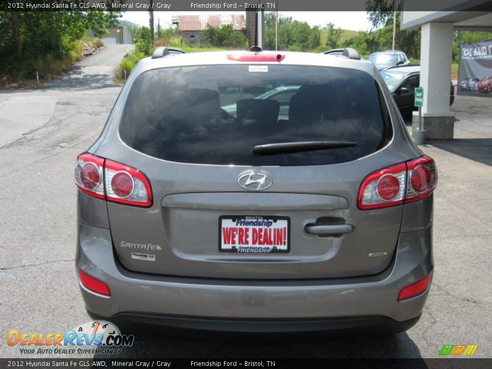 2012 Hyundai Santa Fe GLS AWD Mineral Gray / Gray Photo #7