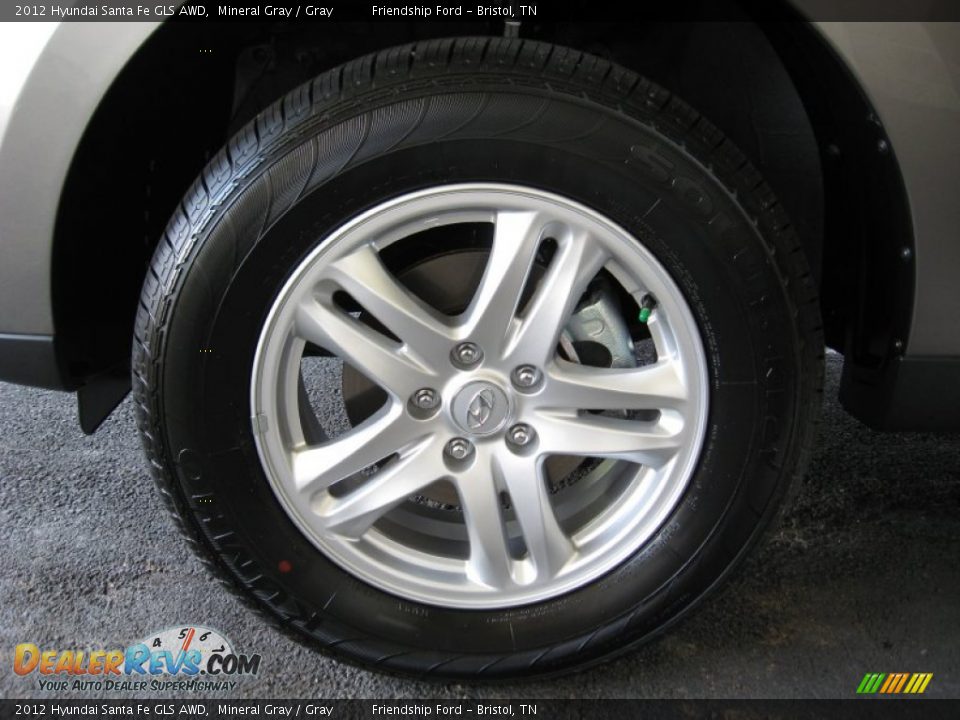 2012 Hyundai Santa Fe GLS AWD Wheel Photo #10