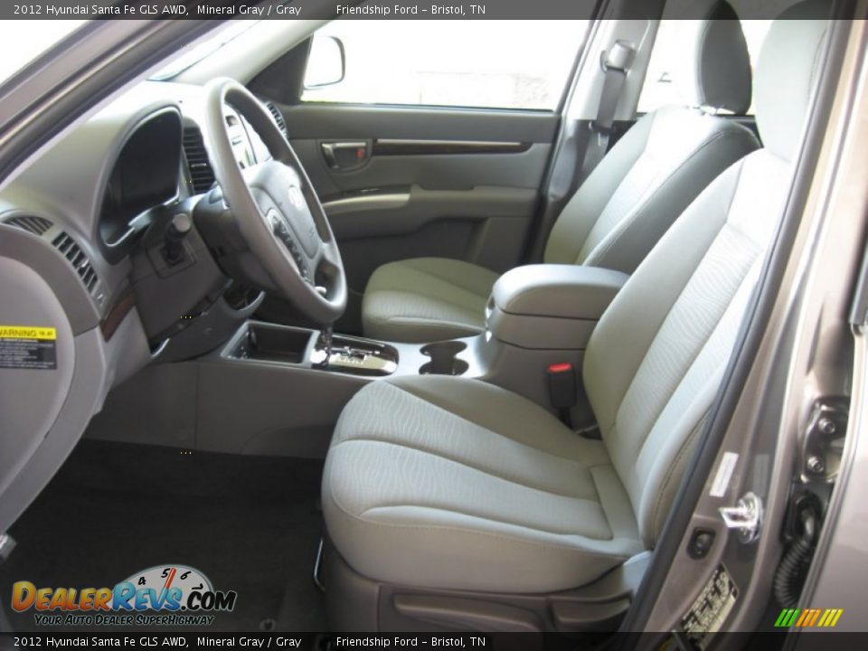 Gray Interior - 2012 Hyundai Santa Fe GLS AWD Photo #13
