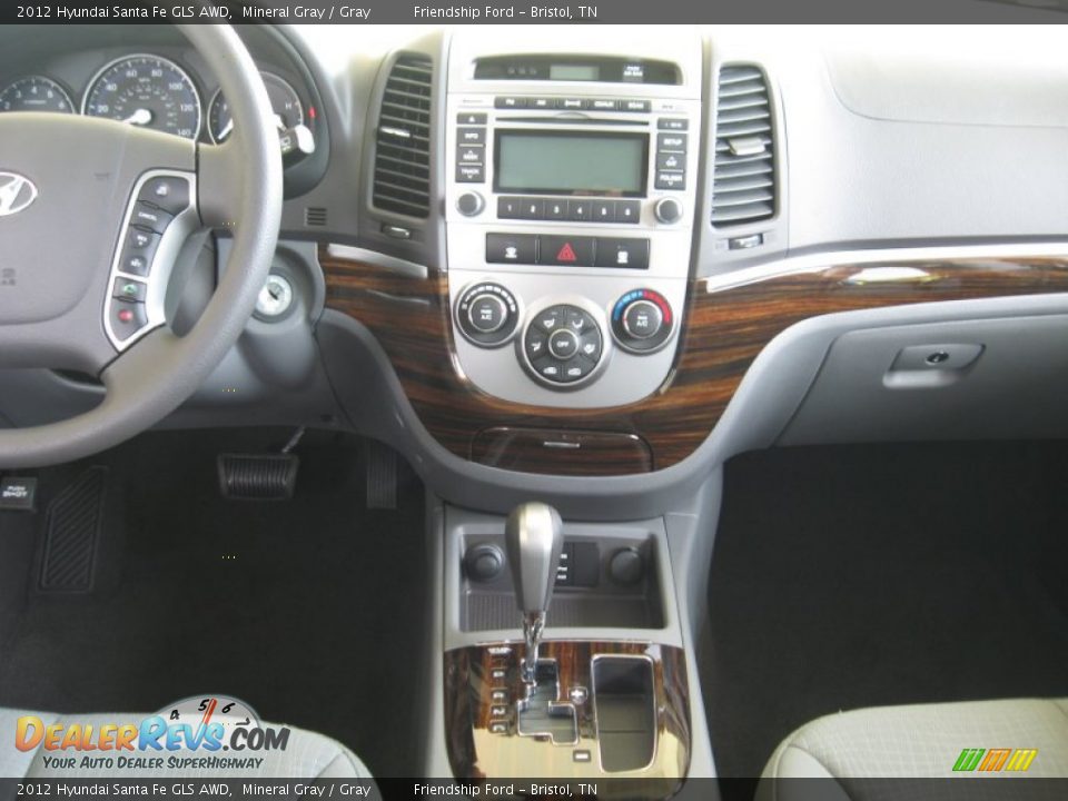 Controls of 2012 Hyundai Santa Fe GLS AWD Photo #23