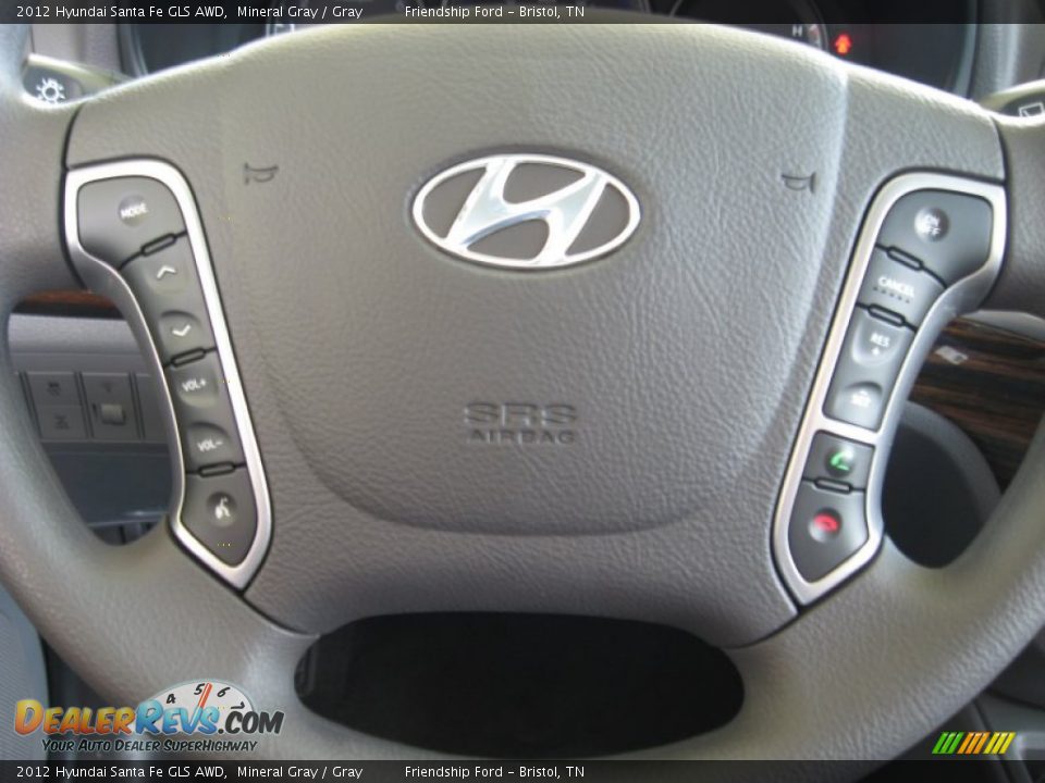 Controls of 2012 Hyundai Santa Fe GLS AWD Photo #27