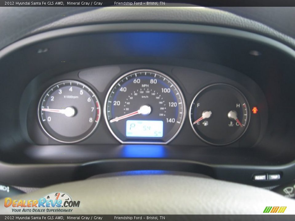 2012 Hyundai Santa Fe GLS AWD Gauges Photo #28